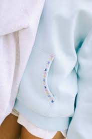 βChase the Sunβ Relaxed Hoodie in Sky Blue