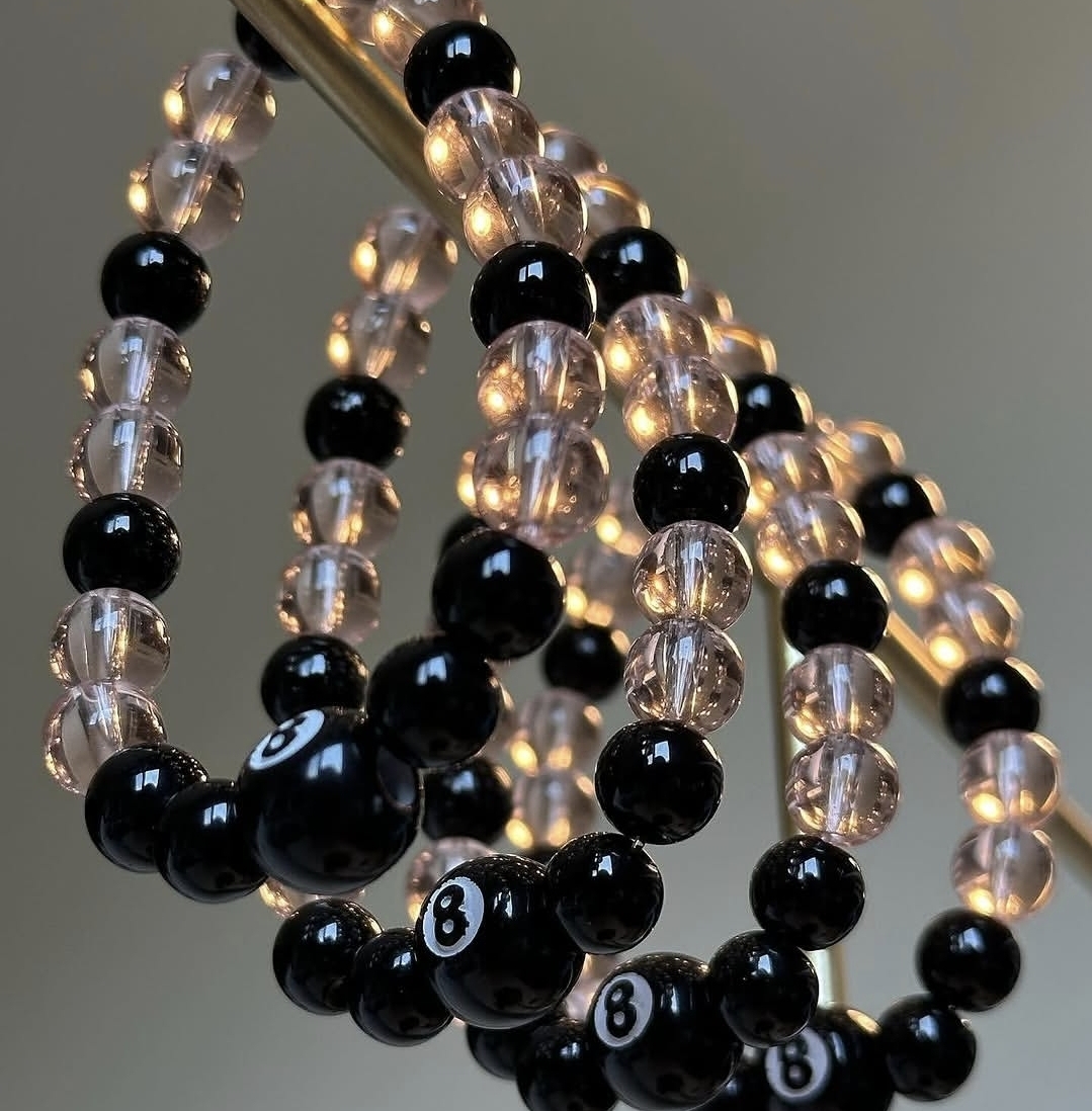 Clear 8-Ball Bracelet
