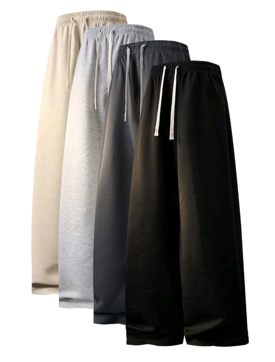 Women's Simple And Fashionable Solid Color Straight Leg Sports Pants, Breathable And Comfortable